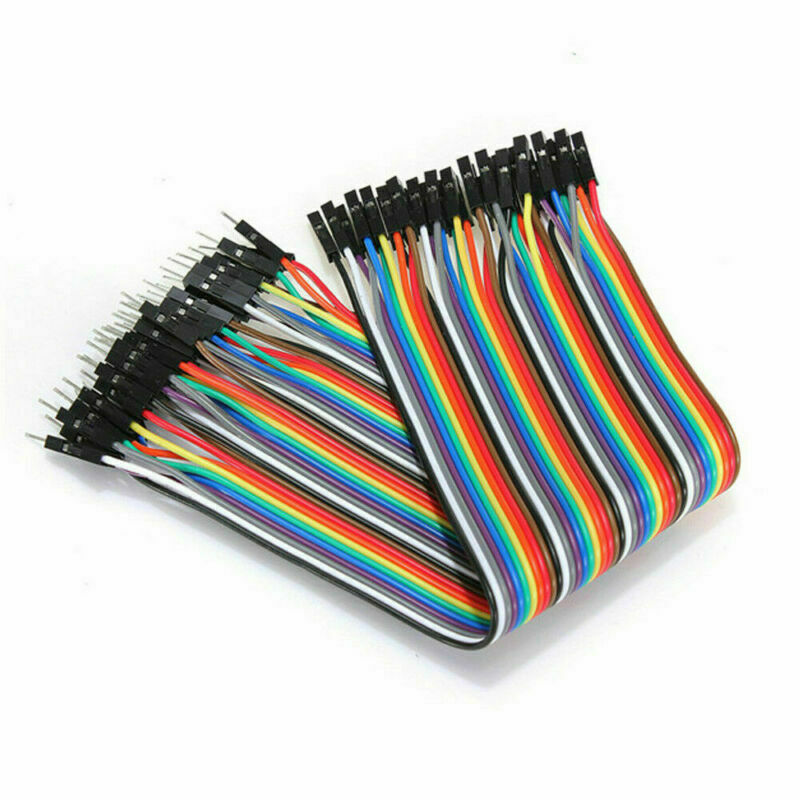 40pcs 20cm 2.54mm Male To Female Dupont Wire Jumper Cable For Arduino Breadboard