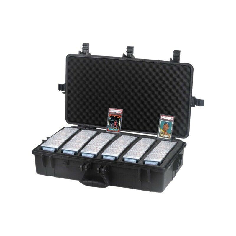 Xxl Graded Card Storage Box Heavy Duty Weatherproof Case Slab Holder & Protector