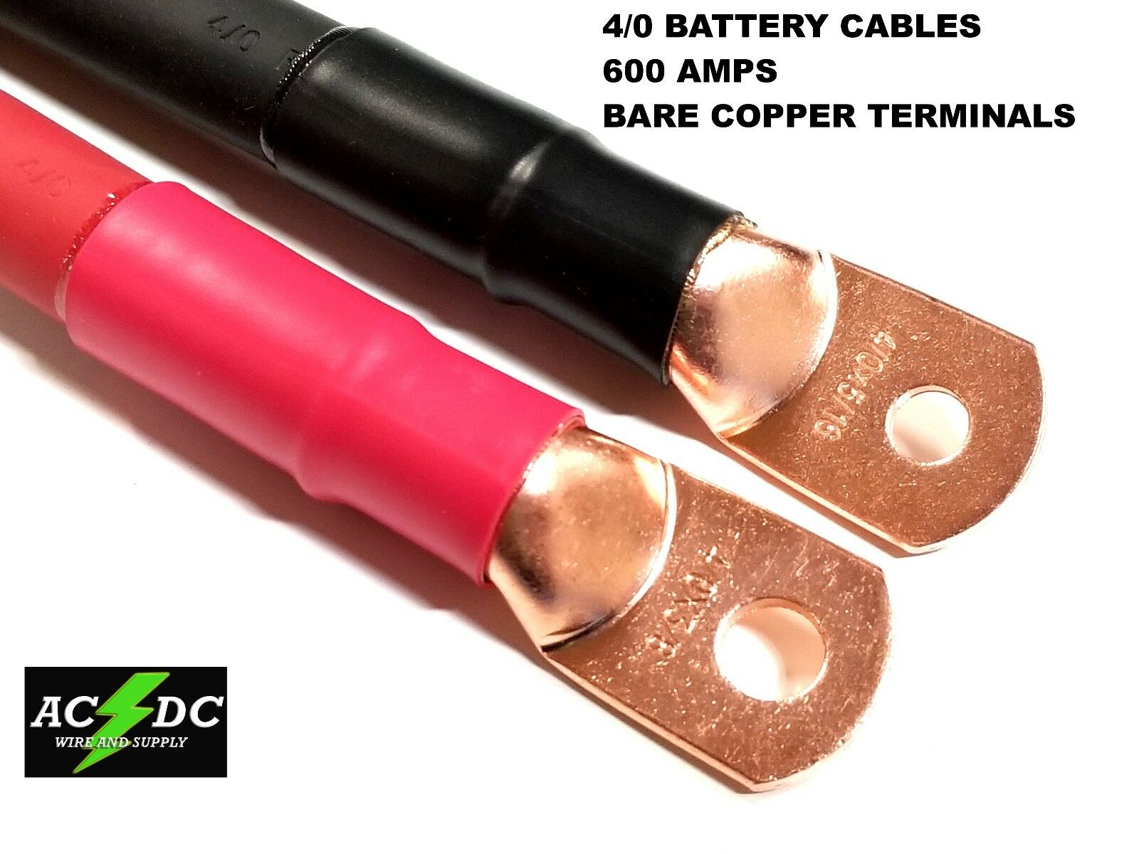 4/0 Awg Gauge Copper Battery Cable Power Wire Car,  Inverter, Rv, Solar